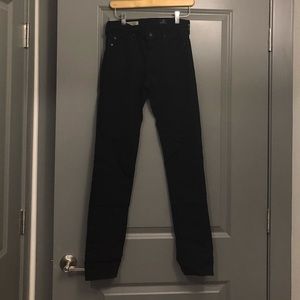AG Mid Rise Stevie Jeans- Black